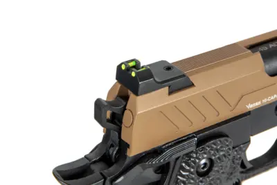 Replika pistoletu Vorsk hi-capa 5.1 - tan/czarna - obrazek 2