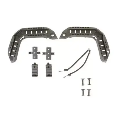 asgbox.pl - Zestaw szyn montażowych do hełmów typu FAST - czarny