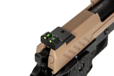 Replika pistoletu Hi-capa 5.1 Split Slide - tan / czarna - obrazek 2
