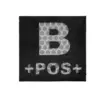 asgbox.pl - Naszywka IR z grupą krwi: B POS