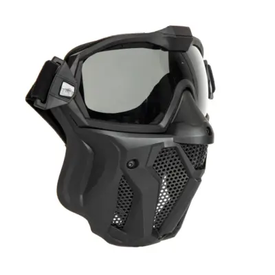 Maska z goglami i wentylatorem - czarna UTT-28-030293-00 asgbox.pl Maska z goglami i wentylatorem - czarna UTT-28-030293-00 asgbox.pl