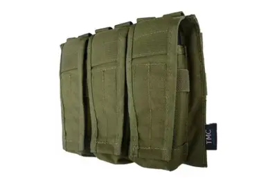 asgbox.pl - Potrójna ładownica typu AVS na magazynki M4/M16 - olive drab