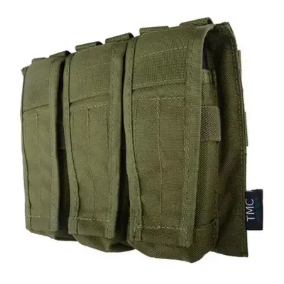 asgbox.pl - Potrójna ładownica typu AVS na magazynki M4/M16 - olive drab