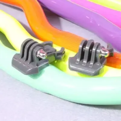 asgbox.pl - Zestaw klamer do kamer typu GoPro HD HR 3/2 QD Buckle Surface - szary