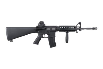 Replika karabinka M4 RIS Fixed Stock Ultra Grade - czarna - obrazek 2