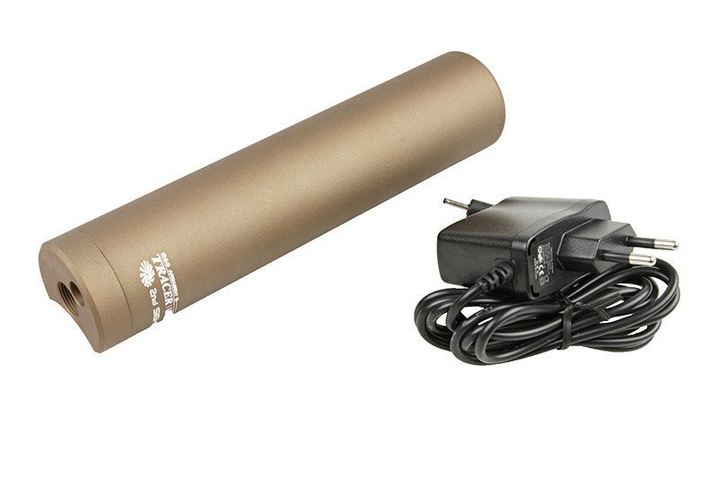 Tłumik dźwięku z naświetlaczem kulek typu Tracer - tan OD-G-GIG-09-006712-00 asgbox.pl asgbox.pl - Tłumik dźwięku z naświetlaczem kulek typu Tracer - tan