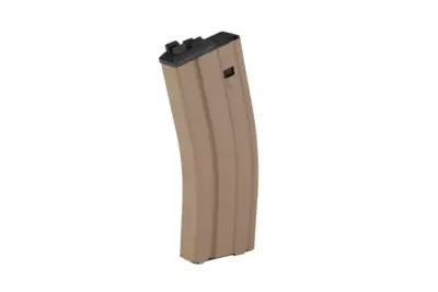 asgbox.pl - Magazynek gazowy real-cap 30+2 kulki do replik WE M4/SCAR Open Bolt - tan