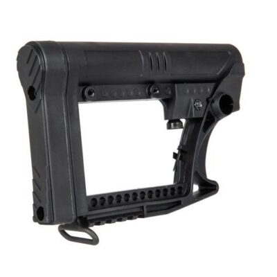 Kolba teleskopowa do replik typu M4/M16 - czarna KUB-09-027358-00 asgbox.pl