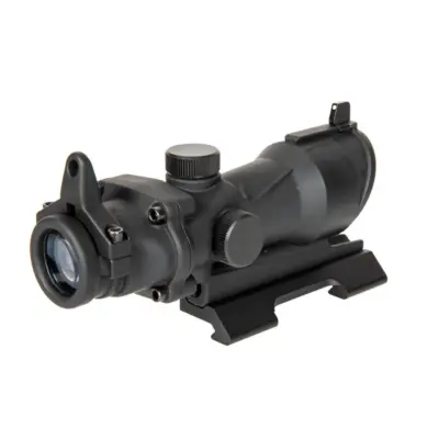 asgbox.pl - Replika lunety ACOG Style 4x32 z osłoną Killflash i montażem QD V2 - czarna