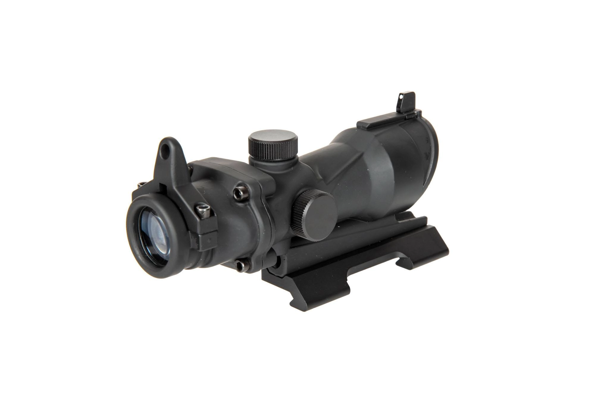 Replika lunety ACOG Style 4x32 z osłoną Killflash i montażem QD V2 - czarna JJA-10-030709-00 asgbox.pl asgbox.pl - Replika lunety ACOG Style 4x32 z osłoną Killflash i montażem QD V2 - czarna