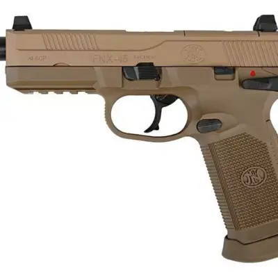 Replika pistoletu FN FNX .45 - tan CYB-02-008456-00 asgbox.pl Replika pistoletu FN FNX .45 - tan CYB-02-008456-00 asgbox.pl