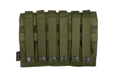 Potrójna ładownica typu AVS na magazynki M4/M16 - olive drab - obrazek 2