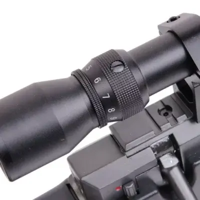 asgbox.pl - Replika karabinu snajperskiego MB08D - z lunetą i dwójnogiem - czarna