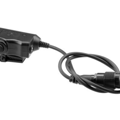 Alternative view of Earmor M51 Tactical PTT for PRC Radios Black