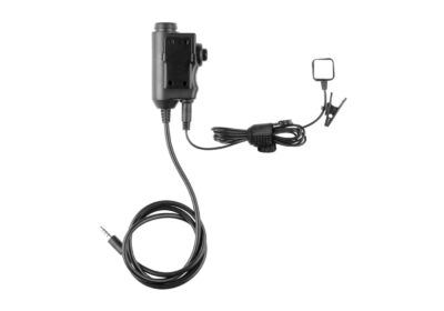 Earmor M52 Tactical PTT 3.5mm AUX Black