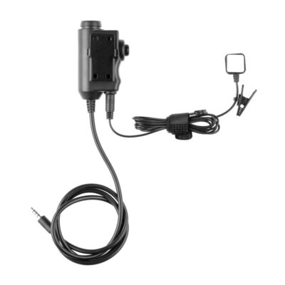 Alternative view of Earmor M52 Tactical PTT 3.5mm AUX Black