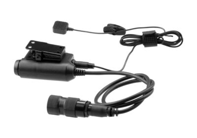 Earmor M52 Tactical PTT for PRC Radios Black - obrazek 3