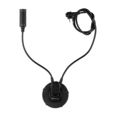 Alternative view of Earmor M55 Tactical PTT Motorola Two Pin Black