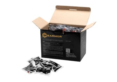 Earmor MaxDefense Ear Plugs NRR33 60 Pairs Box Orange - obrazek 2