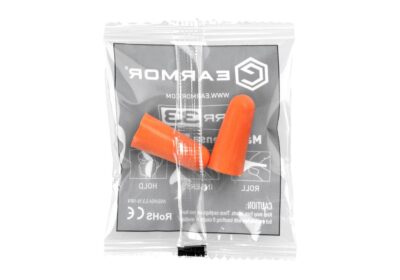 Earmor MaxDefense Ear Plugs NRR33 60 Pairs Box Orange - obrazek 4