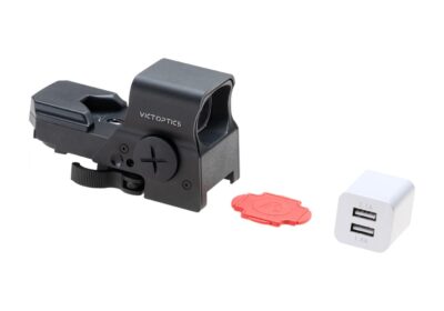 VictOptics SRD 1x27x39 Eight Reticle Red Dot Sight Black - obrazek 8