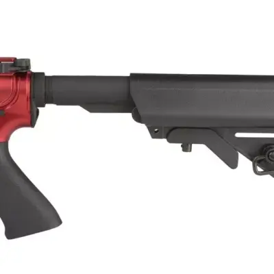 asgbox.pl - Replika karabinka ASR119 BOAR KeyMod - czarny/czerwony