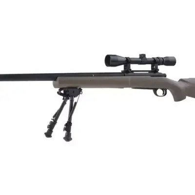 asgbox.pl - Replika karabinu snajperskiego SW-04 z lunetą i dwójnogiem (Upgraded) - tan