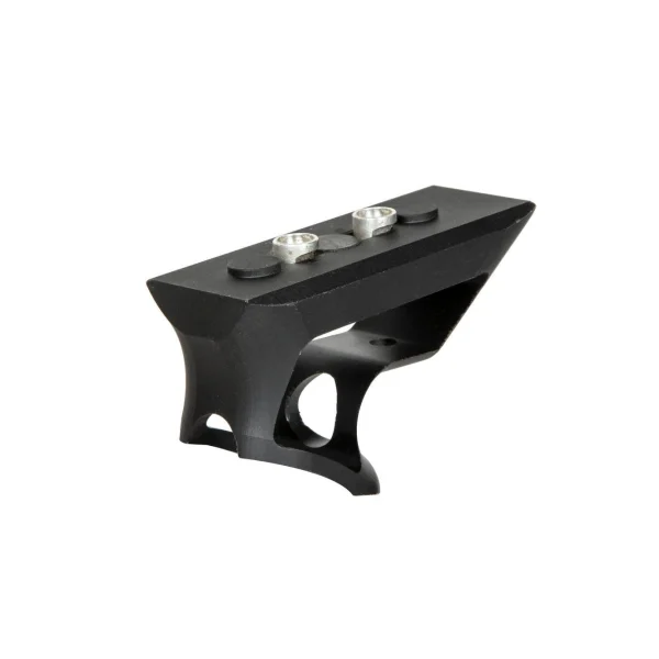 asgbox.pl - Aluminiowy kątowy chwyt przedni CNC KeyMod - Czarny