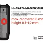 asgbox.pl - Zestaw 5 magazynków S-Mag Hi-Cap na 380 kulek - Chaos Grey