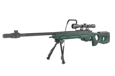 Replika karabinu snajperskiego SV-98 CORE™ z lunetą i dwójnogiem - russian green - obrazek 2