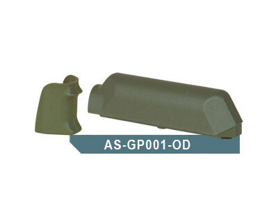 Amoeba (ARES) Striker AS01/02 Pistol Grip  a  Cheek Pad Set, OD