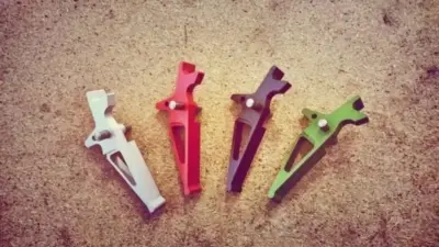 Język spustowy Speed Trigger do replik typu M4/M16 (B) - czerwony - obrazek 2