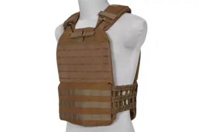 asgbox.pl - Kamizelka typu plate carrier molle/laser-cut - tan