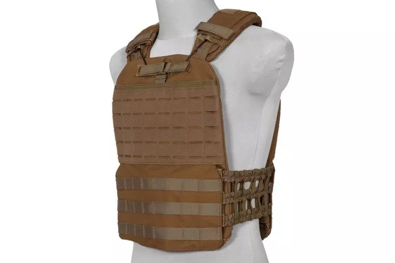 Kamizelka typu plate carrier molle/laser-cut - tan UTT-18-026662-00 asgbox.pl asgbox.pl - Kamizelka typu plate carrier molle/laser-cut - tan