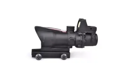 Replika lunety ACOG 4X32C (z podświetleniem światłowodowym i celownikiem RMR) - czarna - obrazek 2
