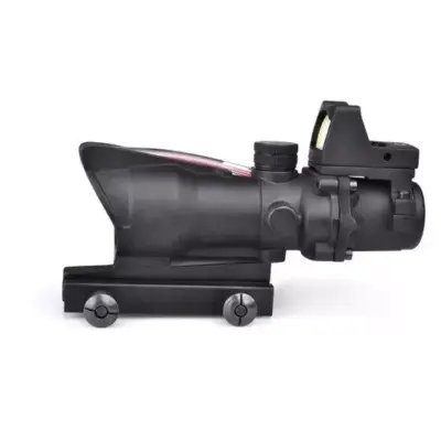 Replika lunety ACOG 4X32C (z podświetleniem światłowodowym i celownikiem RMR) - czarna AMO-10-013657-00 asgbox.pl Replika lunety ACOG 4X32C (z podświetleniem światłowodowym i celownikiem RMR) - czarna AMO-10-013657-00 asgbox.pl