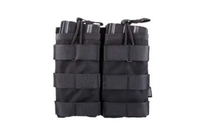 Podwójna ładownica Open I na magazynki AK/M4/G36 - czarna - obrazek 3