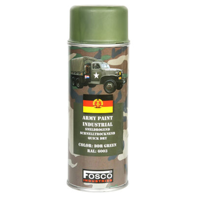 ARMY camouflage paint spray RAL 6003 GREEN DDR