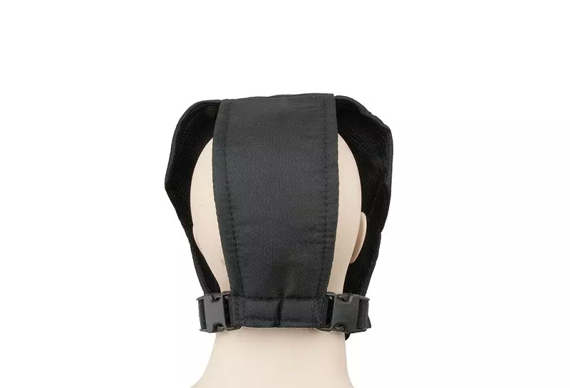 Pełna maska stalowa Ventus - czarna UTT-28-002977-00 asgbox.pl Pełna maska stalowa Ventus - czarna - obrazek 3