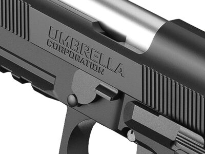 TM GBB gas pistol Biohazard Albert.W.Model 01P - Black - obrazek 6