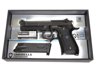 TM GBB gas pistol Biohazard Albert.W.Model 01P - Black - obrazek 8