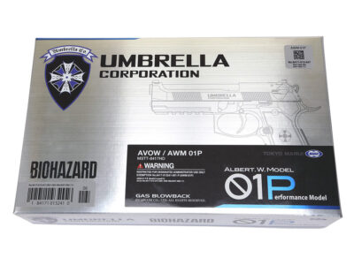 TM GBB gas pistol Biohazard Albert.W.Model 01P - Black - obrazek 9