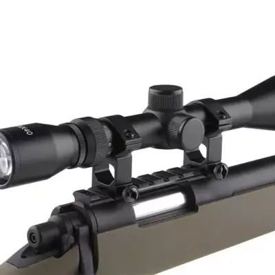 asgbox.pl - Replika karabinu snajperskiego SW-10 z lunetą i dwójnogiem (Upgraded) - tan