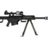 asgbox.pl - Replika karabinu  Barret® M82A1 CQB z lunetą i dwójnogiem - czarna