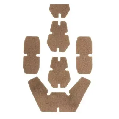 asgbox.pl - Zestaw naklejek z rzepami na hełmy - Tan