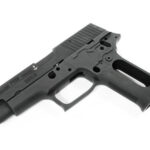 Aluminum Slide  a  Frame for MARUI P226 Navy (Black/Marking)