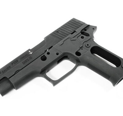 Aluminum Slide  a  Frame for MARUI P226 Navy (Black/Marking)