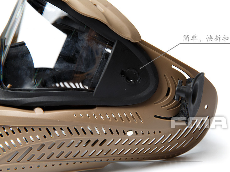 FMA F2 Full Face Protection Mask - Black OD-A-FM-F0026-BK asgbox.pl FMA F2 Full Face Protection Mask - Black - obrazek 9