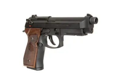 Replika pistoletu GPM92 GP2 walnut grip edition - czarna - obrazek 2