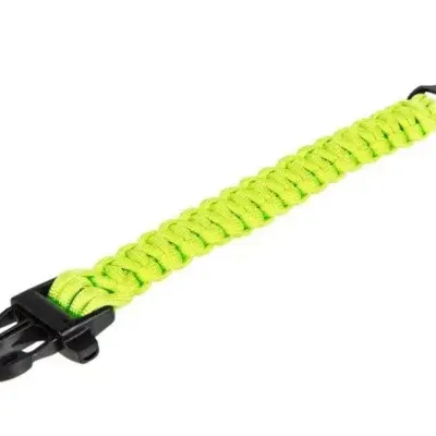 asgbox.pl - Bransoletka survivalowa (fastex) - limonkowy